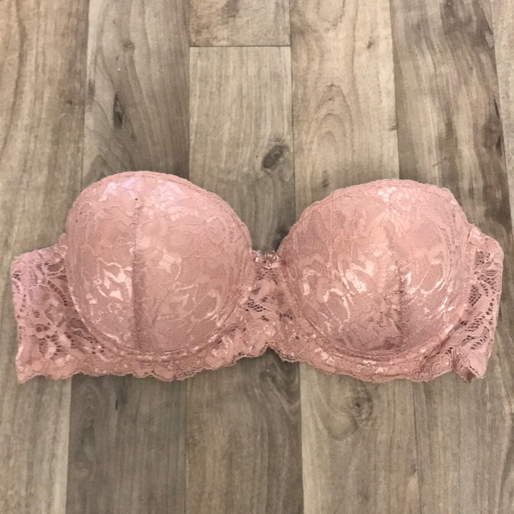 Marilyn Monroe Intimates Strapless Lace Bra 36C